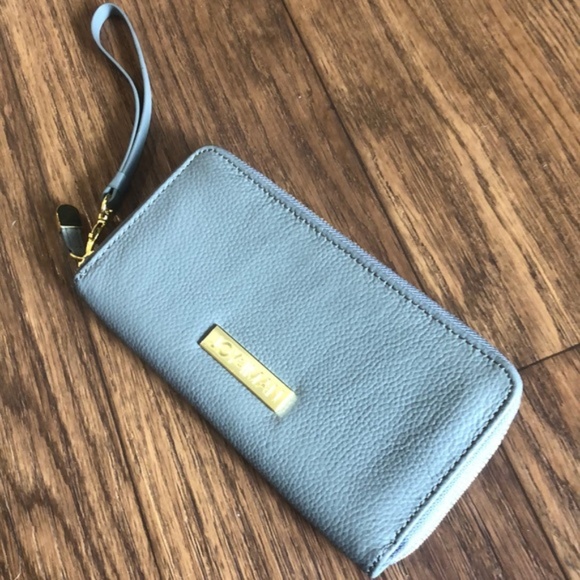 NWOT Joy & Iman Gray Wallet - Picture 2 of 6